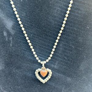 Gold Heart Pendant Necklace